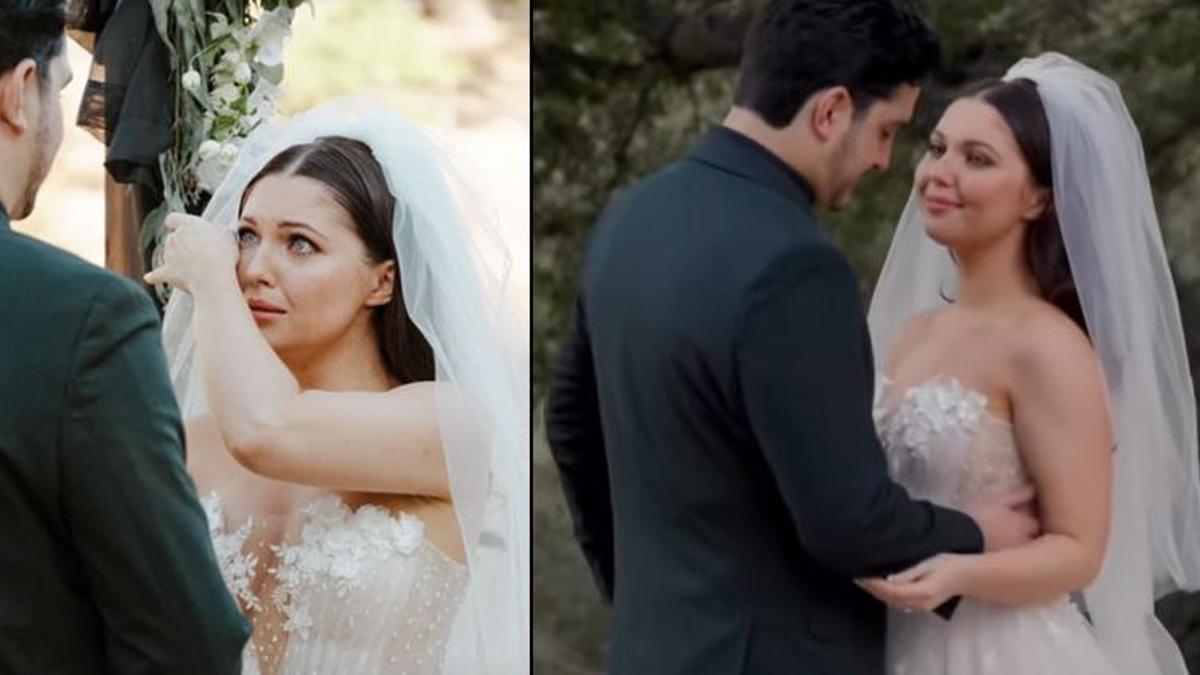 Genç oyuncu bütün gece ağlayarak evlendi: Aşka inanmayan bu düğüne gelmesin