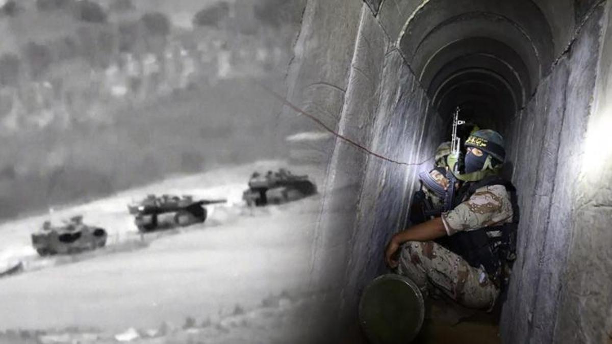 İsrail Hamas tünelleri için düğmeye bastı! Kan donduran kelamlar: Burası bir vefat bölgesi olacak...
