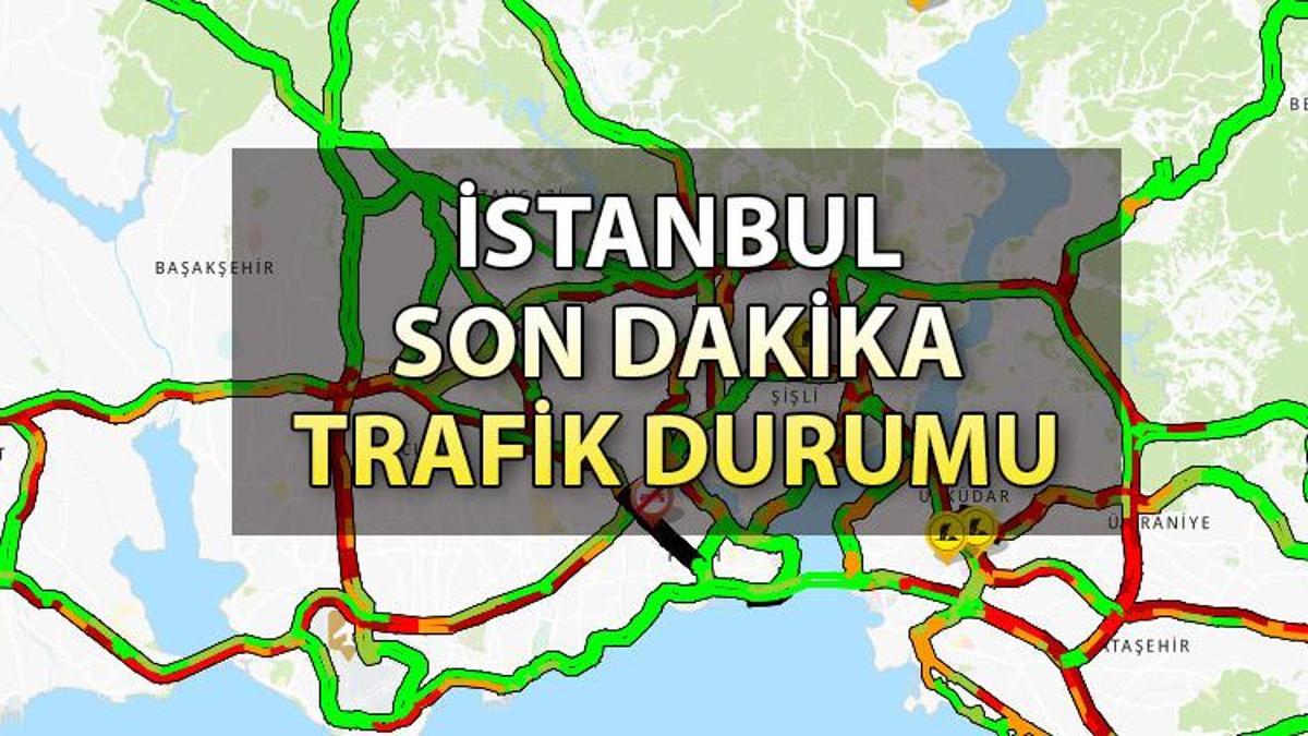 İSTANBUL TRAFİK DURUMU SON DAKİKA (24 Ekim 2023) İstanbul’da nerede trafik var, yoğunluk ne durumda? İşte, Trafik yoğunluğu haritası