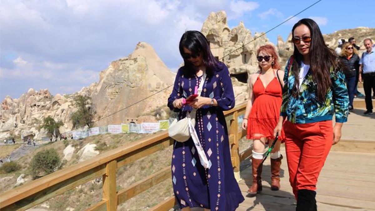 Kapadokya'da ziyaretçi rekoru