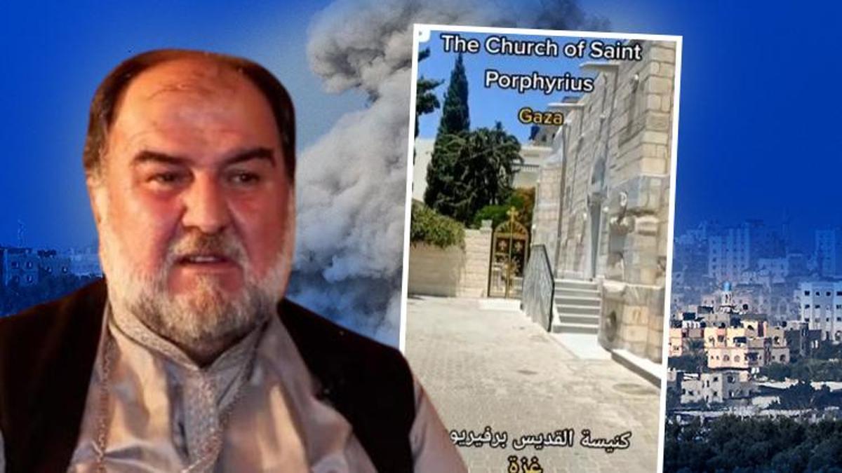 Kudüs Rum Ortodoks Patrikhanesi vekili CNN TÜRK’te: İsrail’in Gazze’de vurduğu kiliseyi anlattı