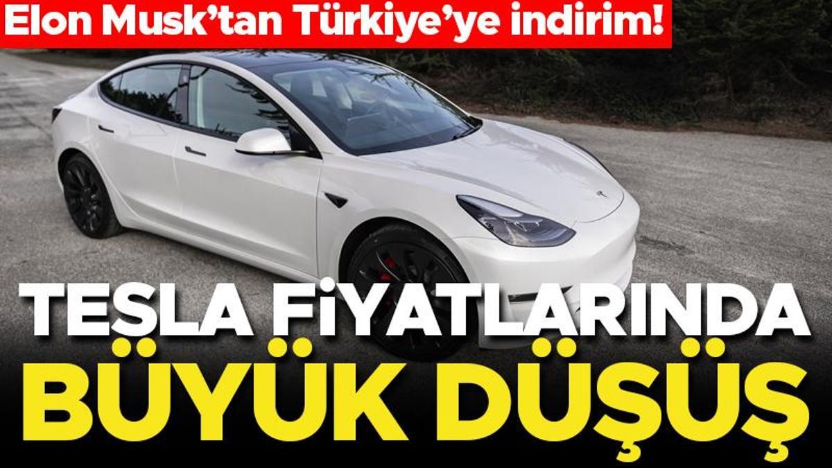Tesla Türkiye'den indirim! 400 bin liraya yakın fiyat düşüşü var