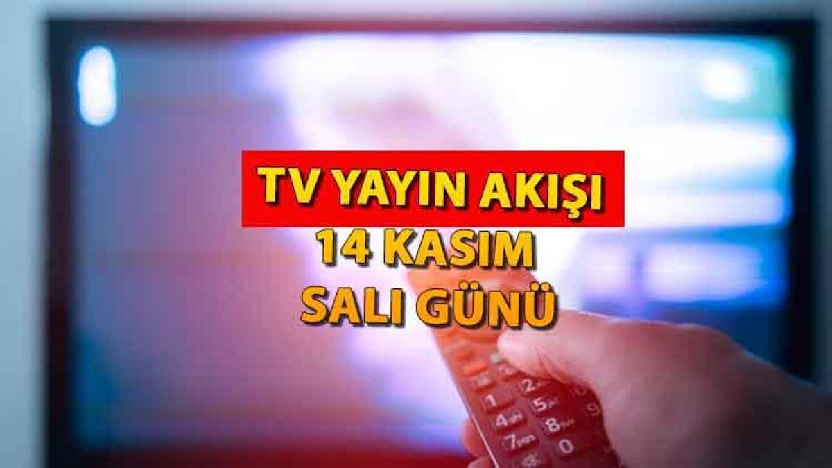 TV yayın akışı 14 Kasım Salı günü: Bugün hangi diziler var, televizyonda neler var? İşte, Kanal D, Show TV, ATV, Star TV, TRT1, Fox ve TV8 yayın akışı